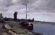 Camille Pissarro, River boat